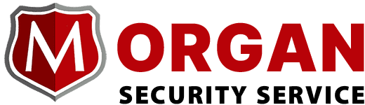 Morgan Security Service Logo - Security guard services available in Illinois, Indiana, and Chicago.